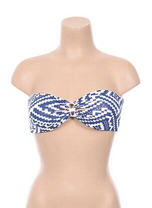 Sutien de costum de baie top bentiță top bentiță albastru KHONGBOON femeie