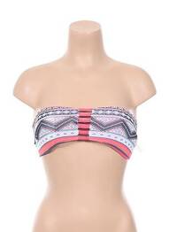 Sutien de costum de baie top bentiță top bentiță albastru KHONGBOON femme
