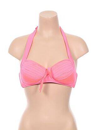 Sutien de costum de baie închidere cu legături de legat top sutien modelat roz SEAFOLLY femeie