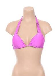 Sutien de costum de baie închidere cu legături de legat sutien cu susținere înaltă și burete detașabil roz SEAFOLLY femeie