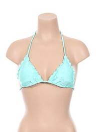 Sutien de costum de baie închidere cu legături de legat sutien cu susținere înaltă și burete detașabil albastru SEAFOLLY femeie