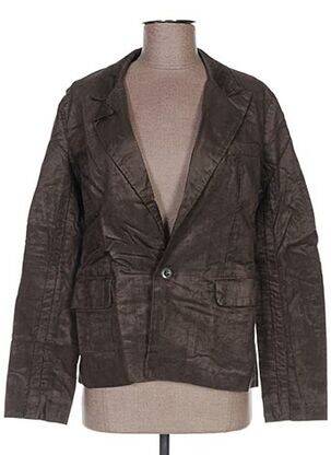 Jachete casual guler tip costum maro APRIL 77 femeie