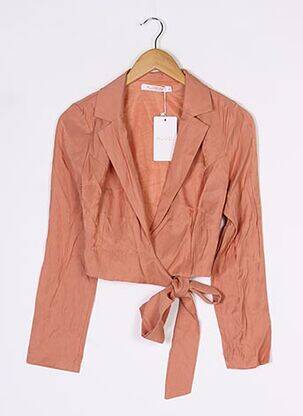 Cardigan petrecut roz ALLYSON femeie