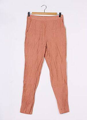 Pantalon larg roz ALLYSON femeie