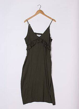 Rochie midi croială fluidă verde ONE TEASPOON femeie