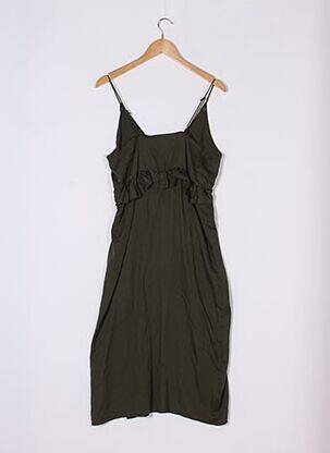 Rochie midi croială fluidă verde ONE TEASPOON femeie