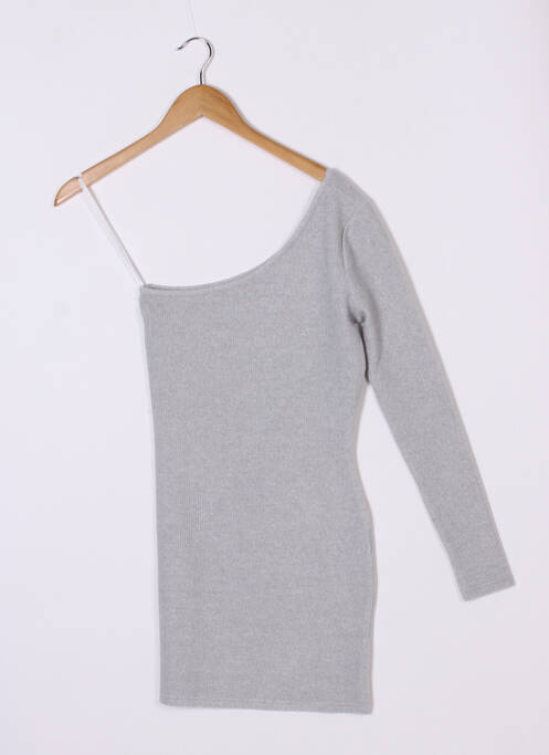 Rochie pulover gri SUPER DOWN femeie