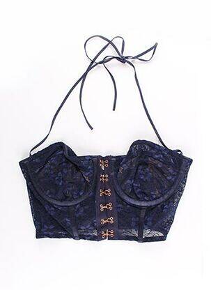 Top/caraco albastru FOR LOVE & LEMONS femeie