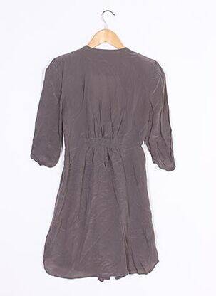 Rochie scurtă mâneci 3/4 mâneci 3/4 violet MAJE femeie