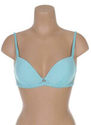 Sutien broderie top sutien modelat albastru IMPLICITE femeie