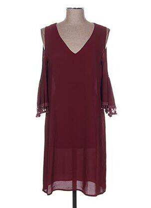 Rochie midi roșu POUPÉE DE SOIE femeie