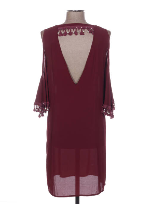 Rochie midi roșu POUPÉE DE SOIE femeie