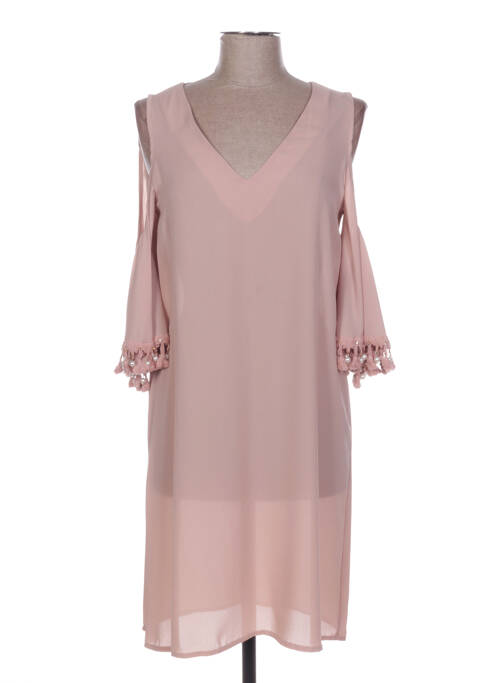 Rochie midi roz POUPÉE DE SOIE femeie