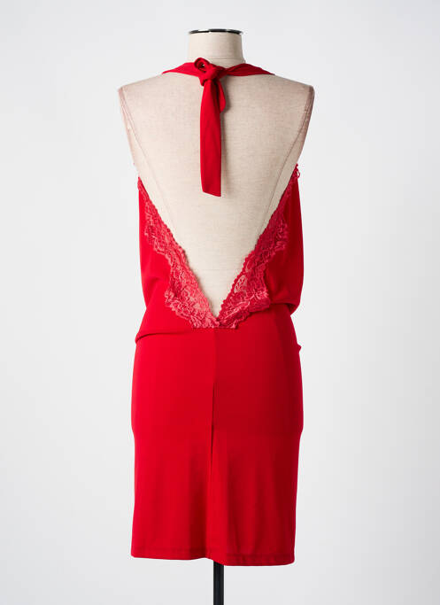 Rochie midi roșu POUPÉE DE SOIE femeie