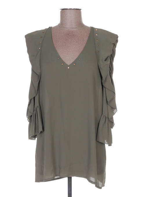 Top verde POUPÉE DE SOIE femeie