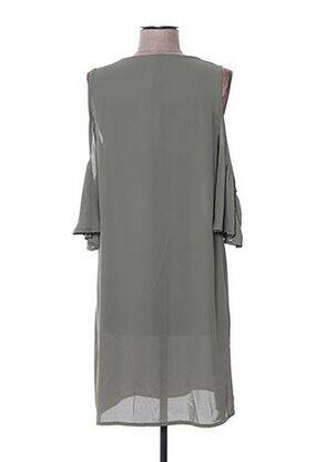Rochie midi țesătură crep verde POUPÉE DE SOIE femeie