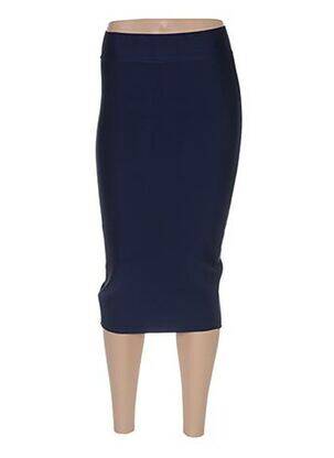 Fustă midi albastru POUPÉE DE SOIE femeie