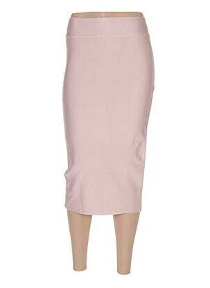Fustă midi roz POUPÉE DE SOIE femeie