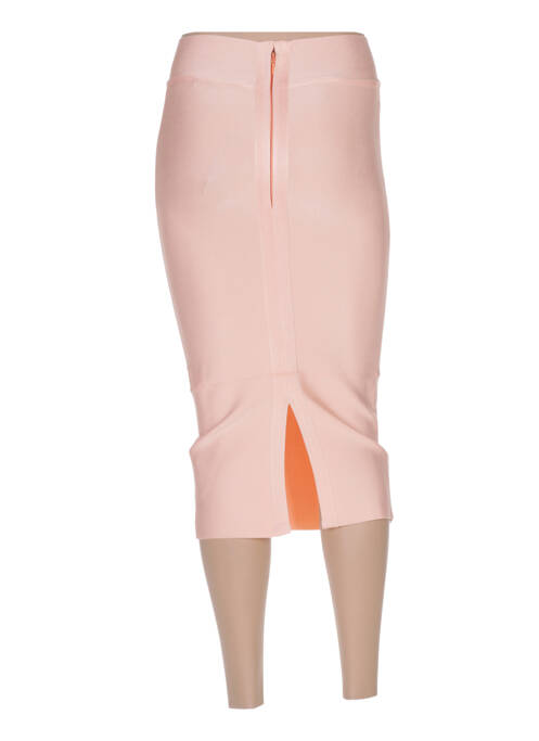 Fustă midi portocaliu POUPÉE DE SOIE femeie