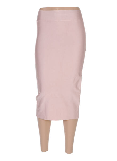 Fustă midi roz POUPÉE DE SOIE femeie