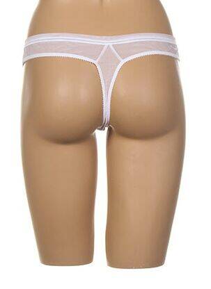 Tanga tulle transparent alb IMPLICITE femeie
