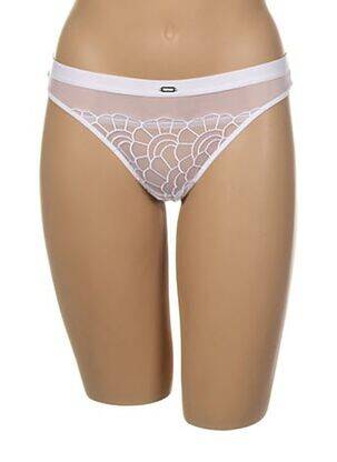 Tanga tulle transparent alb IMPLICITE femeie