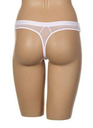 Tanga tulle transparent alb IMPLICITE femeie