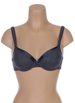 Sutien efect material satinat top sutien modelat gri IMPLICITE femeie