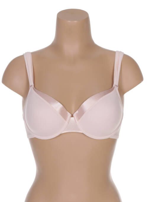 Sutien efect material satinat top sutien modelat roz IMPLICITE femme