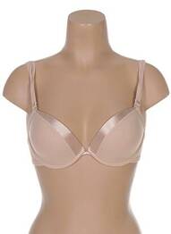 Sutien efect material satinat top sutien modelat piele IMPLICITE femeie