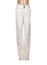 Pantalon slim talie joasă talie joasă bej DDP femeie