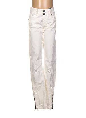 Pantalon slim bej DDP femeie