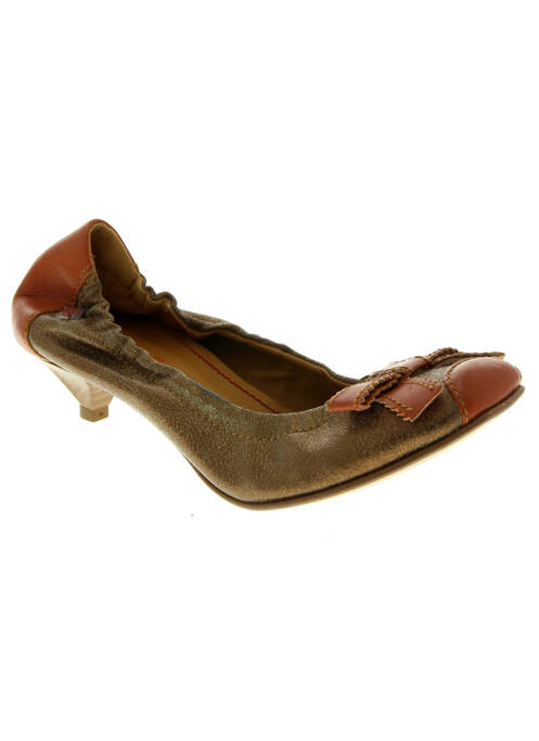 Balerine toc plat până la 3 cm maro MISS SIXTY femme