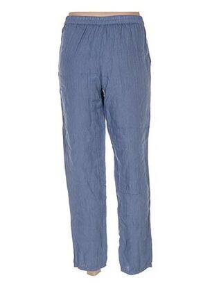 Pantalon drept talie elastică albastru LA FEE MARABOUTEE femeie