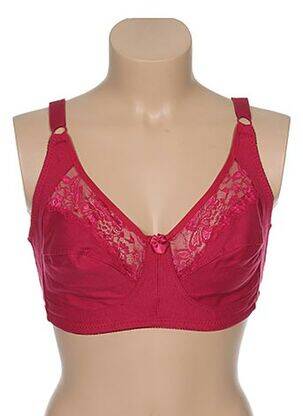 Sutien fără armatură fără armatură roșu ROSA JUNIO femeie