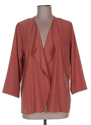 Jachete casual croială dreaptă maro JULIE GUERLANDE femeie