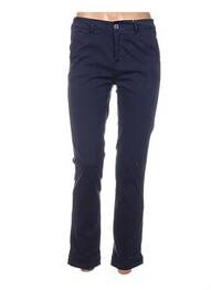 Pantalon drept talie înaltă talie înaltă albastru C'EST BEAU LA VIE femme