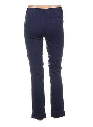 Pantalon drept talie înaltă talie înaltă albastru C'EST BEAU LA VIE femeie