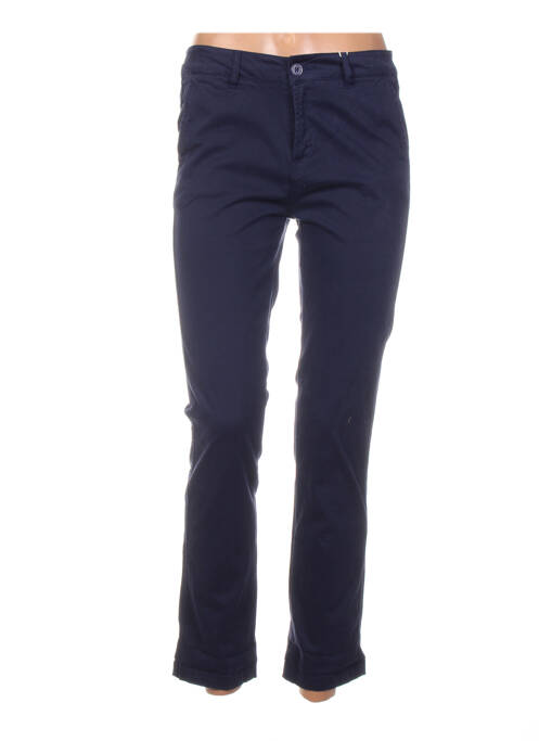 Pantalon drept albastru C'EST BEAU LA VIE femeie
