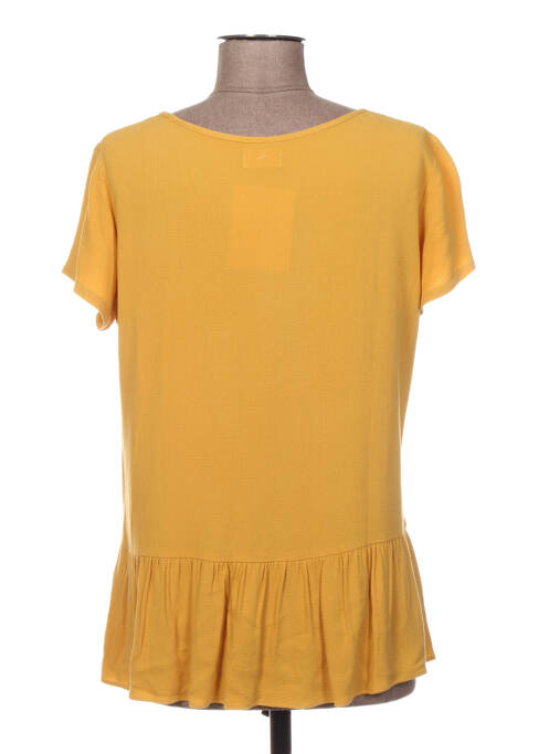 Tunică mâneci scurte galben C'EST BEAU LA VIE femeie