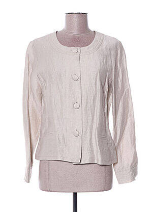 Jachete casual guler rotund bej DIANE LAURY femeie