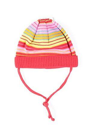 Căciulă imprimeu fantezie roșu MAXIMO fată