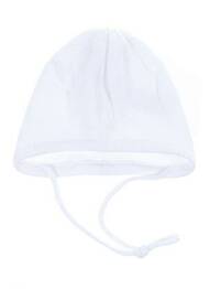 Căciulă finisaj cu mansete elastice alb MAXIMO enfant