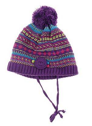 Căciulă violet PUSBLU fată