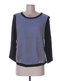 Tricou mâneci 3/4 mâneci 3/4 albastru ARELINE femme