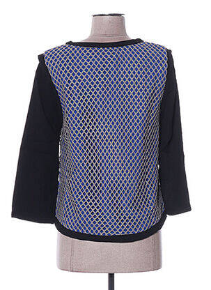 Tricou mâneci 3/4 mâneci 3/4 albastru ARELINE femeie