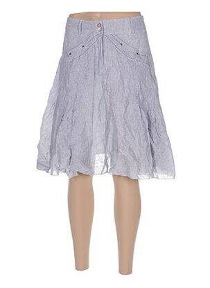 Fustă midi albastru ARELINE femeie