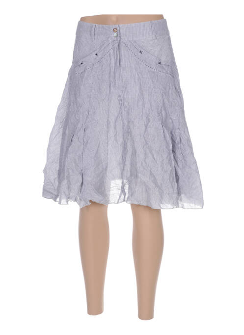 Fustă midi albastru ARELINE femeie