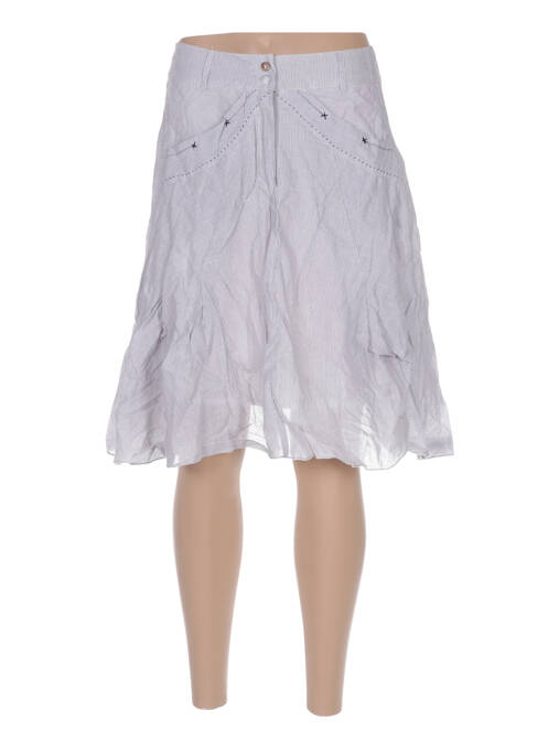 Fustă midi gri ARELINE femeie