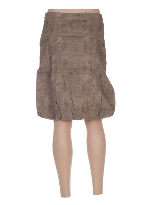 Fustă midi maro ARELINE femeie